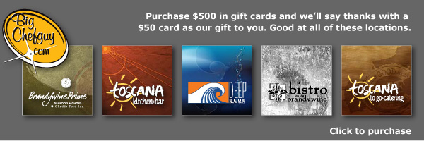 BigChefguy.com Gift Certificates