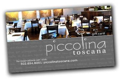 Piccolina Toscana Gift Card